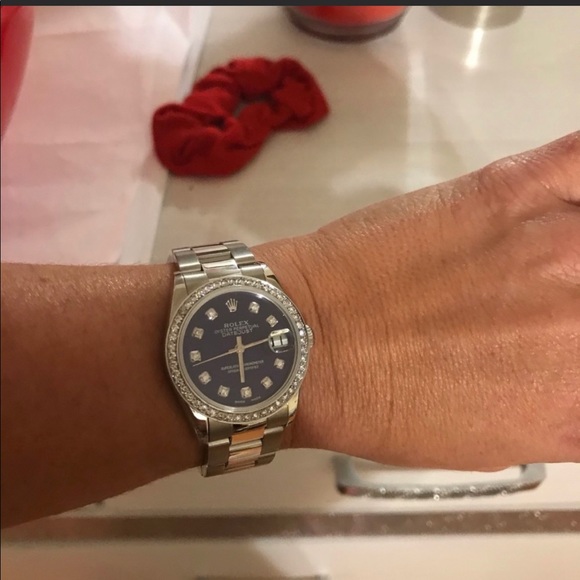 Rolex oyster diamond bezel